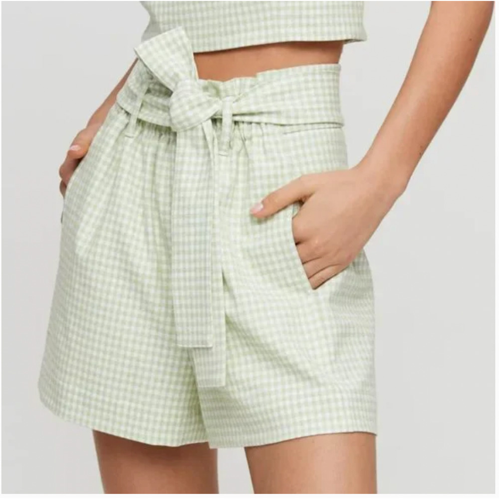 Wilfred‎ Gélas High-waisted Gingham Shorts Size 4